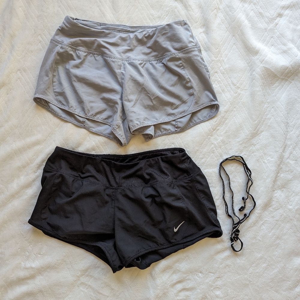 2 Pairs Nike Dri Fit Shorts